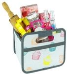 meori Faltbox Mini mit Motiv Cupcake &ndash; Kleine Klappbox mit Griffen &ndash; Geschenkidee