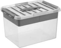 Sunware Q-line Aufbewahrungsbox mit F&auml;chern 22L - 40x30x26cm - box mit f&auml;chern und
