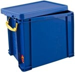 Really Useful Box: Box, 19 Liter, Blau, Kunststoff, Mit R&auml;dern