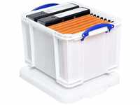 Really Useful Aufbewahrungsbox aus Kunststoff, 35 l, Weiß