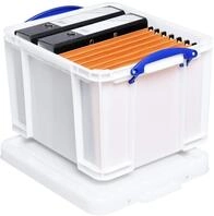 Really Useful Aufbewahrungsbox aus Kunststoff, 35 l, Wei&szlig;