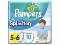 Pampers Windeln Größe 5-6, Splashers Baby Shark Limited Edition, 10 Stück,