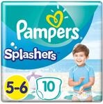 Pampers Windeln Gr&ouml;&szlig;e 5-6, Splashers Baby Shark Limited Edition, 10 St&uuml;ck,