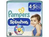 Pampers Windeln Größe 4-5, Splashers Baby Shark Limited Edition, 11 Stück,