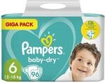 Pampers (Alte Version) Baby Windeln Gr&ouml;&szlig;e 6 (12-18kg), 96 St&uuml;ck, Extra Large, GIGA