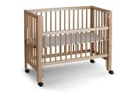 tiSsi &reg; Anstellbett Beistellbett Stubenwagen Buche Natur Maxi 90 x 50 cm beige