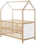 roba Hausbett 70 x 140 cm - FSC zertifiziert - Babybett in Hausoptik -