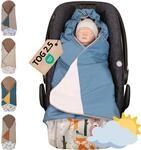 ULLENBOOM Einschlagdecke f&uuml;r die Babyschale - Ideal f&uuml;r Herbst & Winter | TOG...