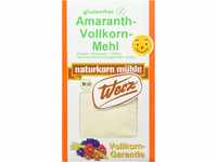 Werz Amaranth-Vollkorn-Mehl glutenfrei, 1er Pack (1 x 500 g Karton) - Bio