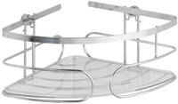 WENKO Eckablage gro&szlig; Premium Edelstahl, Edelstahl rostfrei, 26.5 x 10 x 19 cm,