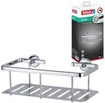 tesa ALUXX Duschablage, Aluminium, verchromt, garantiert rostfrei, inkl.
