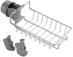 WENKO Maximex Duschablage Edelstahl, montierbar ohne bohren an die Duschstange, 23 x