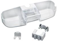 WENKO Duschstangencaddy Premium - Duschregal mit 3 F&auml;chern und Haken, Polystyrol, 36