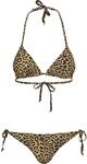 Urban Classics Damen Ladies Animal Bikini Bikini-Set, per Pack Mehrfarbig (Leo