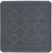 Kleine Wolke-PVC-Schaum Arosa Dusche Matte, gr&uuml;n P, anthrazit, 55x55 cm,
