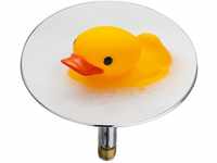 WENKO Badewannenstöpsel Pluggy® XXL Duck - Abfluss-Stopfen, für alle
