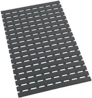 WENKO Badewannenmatte 63 x 40 cm, Antirutschmatte mit Saugn&auml;pfen, Wanneneinlage