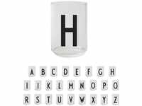 Design Letters Persönliches Trinkglas (H) | Dekorative Wassergläser 350 ml |...