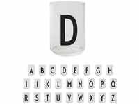Design Letters Persönliches Trinkglas (D) | Dekorative Wassergläser 350 ml |...