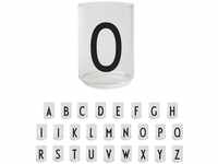 Design Letters Persönliches Trinkglas (O) | Dekorative Wassergläser 350 ml |...