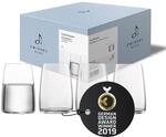 Zwiesel Glas Wasserglas Vivid Senses (4-er Set), vielseitige Trinkgl&auml;ser f&uuml;r Saft,