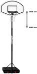 Hudora 71623 Basketballst&auml;nder Hornet 305 h&ouml;henverstellbar 260-305 cm