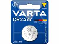 VARTA Batterien Knopfzelle CR2477, 1 Stück, Lithium Coin, 3V, kindersichere