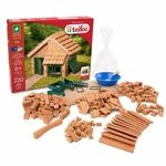teifoc Haus mit Ziegeldach - Steinbaukasten 4210, 2 Varianten, 200+ Teile