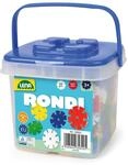 Lena 35820 Rondi 25 Eimer Konstruktionsspielzeug ab 3 Jahren - 550 x Steckbausteine,