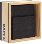 KAPLA &ndash; Set mit 40 Holzpl&auml;ttchen Schwarz &ndash; Holzspielzeug, Baukasten, ab 2...