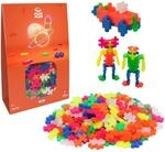Geniales Konstruktionsspielzeug, Open Play Neon, Bausteine-Set, 300 Teile