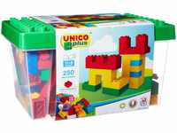 Unico Plus 8525 – Box mit Bausteinen, 18 Monate - 5 Anni (250 Teile)