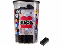 Simba 104118916 - Blox, 100 schwarze Bausteine für Kinder ab 3 Jahren, 8er Steine,