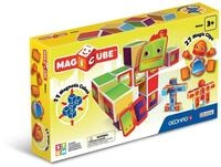 Geomag 142 Magicube Robots - 11 Magnetw&uuml;rfel f&uuml;r Konstruktionen + 27 Clip,