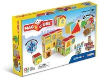 Geomag MAGICUBE Castles&Homes 87 Teile Magnetisches Spielzeug f&uuml;r Kinder, Geschenk