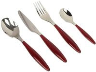 Guzzini - Feeling, 24-Teiliges Besteckset - Rot, 15,8 x 7,5 x h25,5 cm - 23000065