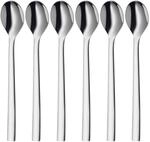 WMF Nuova Latte Macchiato L&ouml;ffel Set 6-teilig, lange L&ouml;ffel 19 cm, Joghurtl&ouml;ffel,