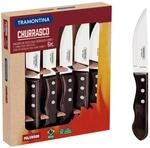 Tramontina JUMBO 6 Steakmesser, Wellenschliff, rostfreier Edelstahl, scharf,