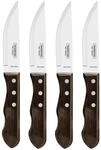 Tramontina JUMBO 4 Steakmesser, Wellenschliff, rostfreier Edelstahl, scharf,