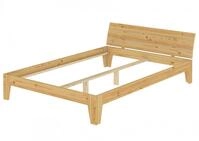 Erst-Holz&reg;Doppelbett Massivholz-Bettgestell Kiefer Natur 160x200 Futonbett Ehebett