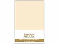 Janine Spannbetttuch 5007 Mako Jersey 90/190 bis 100/200 cm leinen Fb. 27