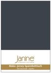 Janine Spannbetttuch 5007 Mako Jersey 90/190 bis 100/200 cm Titan Fb. 78