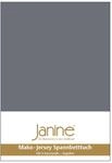Janine Spannbetttuch 5007 Mako Jersey 90/190 bis 100/200 cm opalgrau Fb. 48