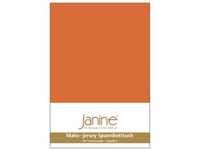 Janine Spannbetttuch 5007 Mako Jersey 90/190 bis 100/200 cm rost-orange Fb. 67