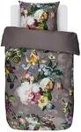 ESSENZA Bettw&auml;sche Fleur Taupe, 155x220 cm + 1x 80x80 cm - 100% Baumwollsatin 205TC