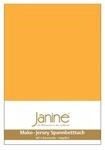 Janine Spannbetttuch 5007 Mako Jersey 140/200 bis 160/200 cm Sonnengelb Fb. 63
