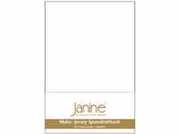 Janine Spannbetttuch 5007 Mako Jersey 140/200 bis 160/200 cm weiß Fb. 10