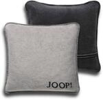 Joop! Kissenh&uuml;lle Uni Doubleface Ash-Anthrazit Baumwolle Polyacryl, Ma&szlig;e: 50cm x