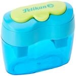Pelikan 700702 Doppel-Anspitzer, Flower Blau, 1 St&uuml;ck