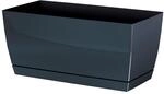 Kunststoff-Pflanzgef&auml;&szlig; Coubi Case P in Farbe graphit 39 (L) x 19 (B) x 18,2...
